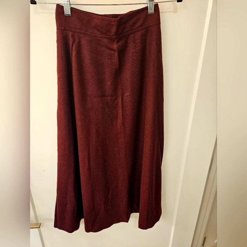 NWOT - Vintage "Classic of Boston" Wool Blend - Wine - Size 8